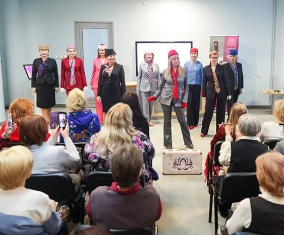 Встреча с моделями 50+ в Национальной библиотеке