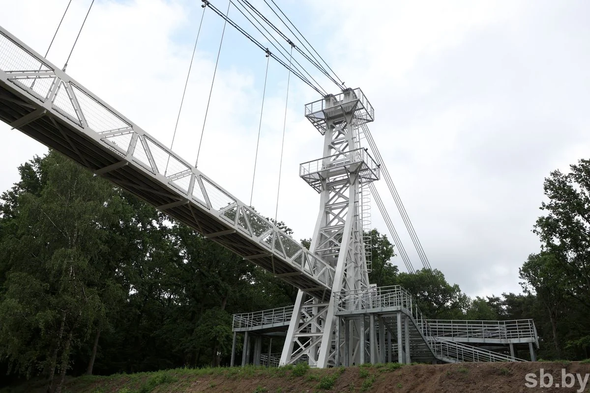 Стальное сердце Мостов: Самый длинный подвесной мост Беларуси